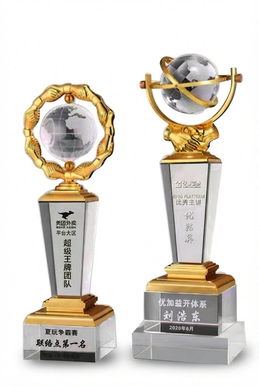 Crystal Trophies for Recognition Awards CST-113 - Meru Trophy