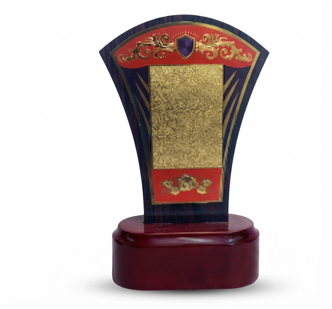 Wooden Trophy Award Recognition EC111 - Meru Trophy