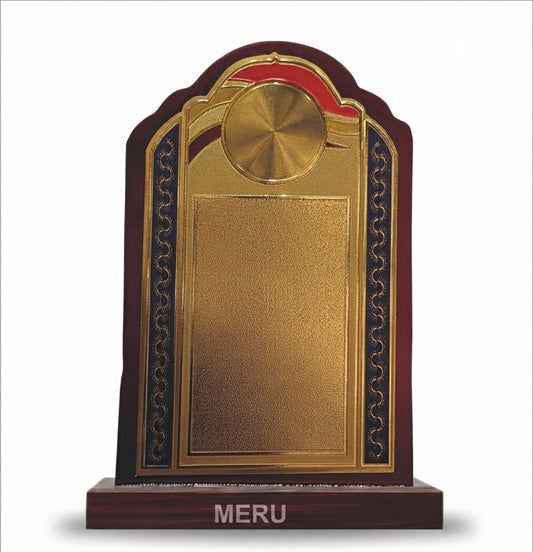 Elegant Wooden Memento Recognition Award 576 - Custom Awards - Meru Trophy