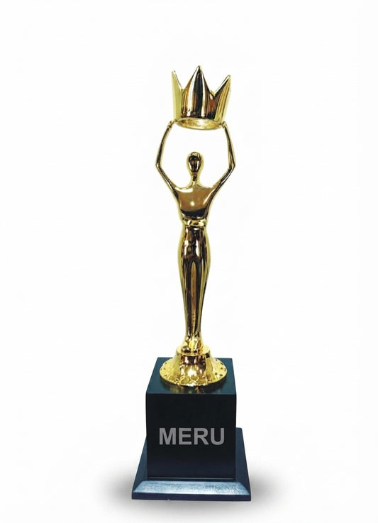 Gold Crown Achievement Trophy | Custom Trophies 662 - Meru Trophy