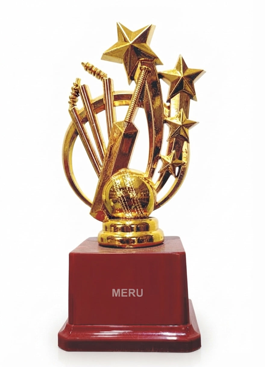 Cricket Star Trophy: Sports Awards 157 - Meru Trophy