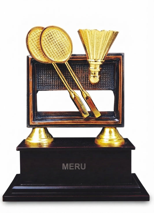 Badminton Trophy Recognition Award 826 - Meru Trophy