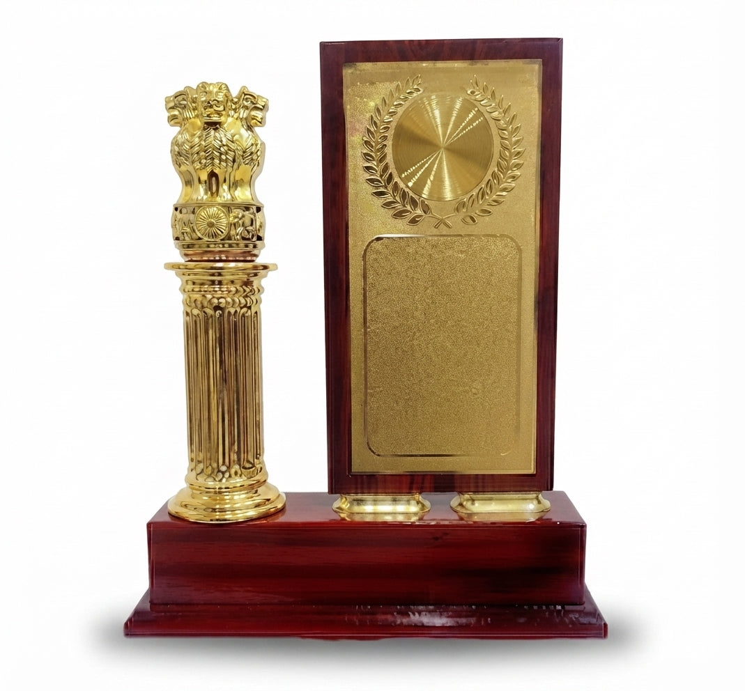 Wooden Memento Trophy Award Recognition CP 35 - Meru Trophy