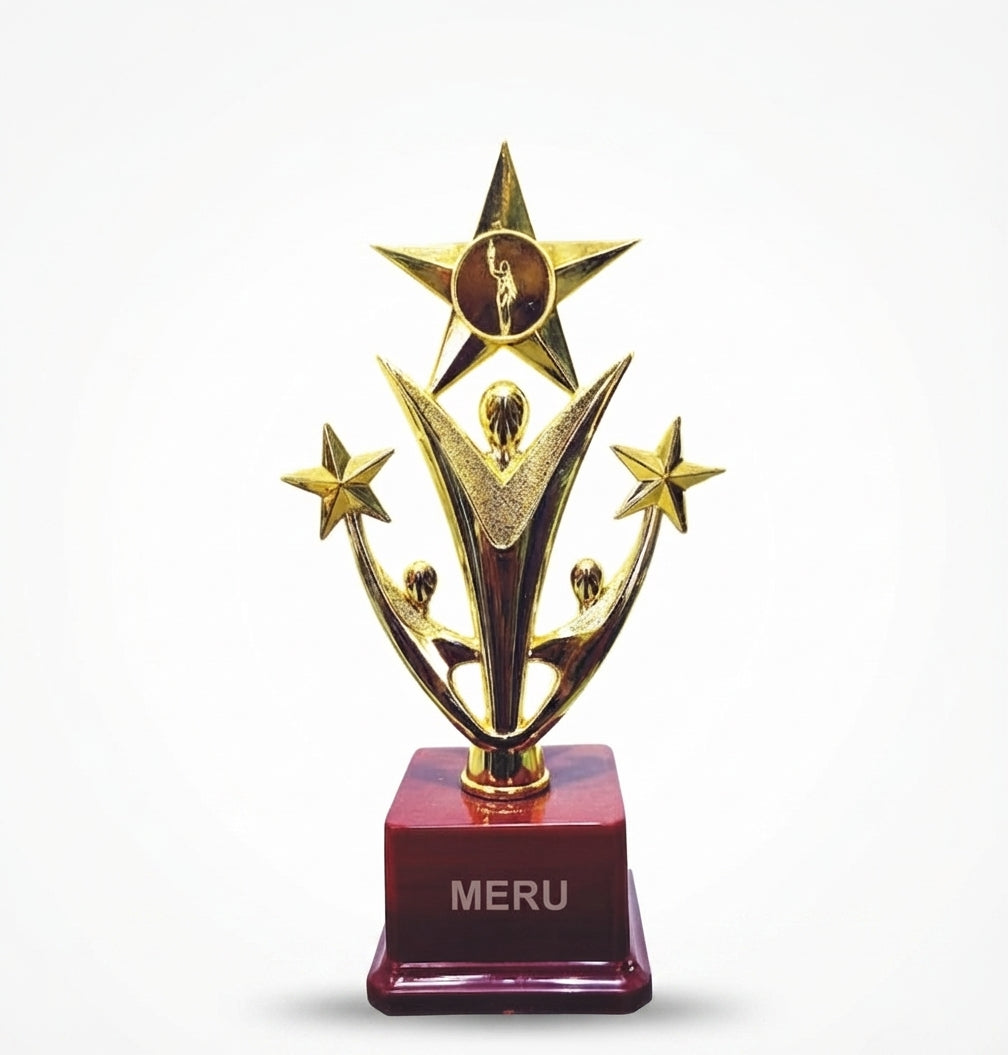 Gold Star Fibre Trophy 758 - Meru Trophy