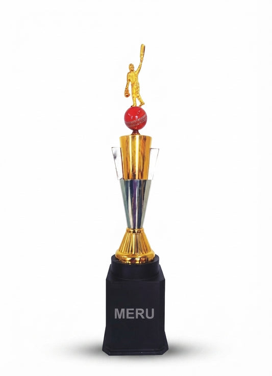 Cricket Trophy - Metal Sports Trophies 886 - Meru Trophy