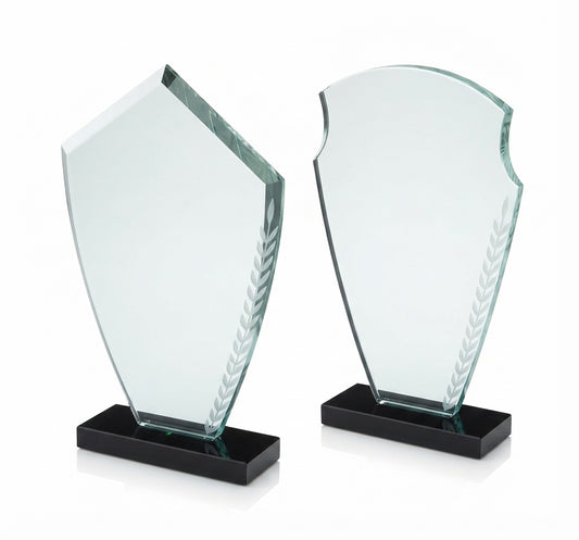 Crystal Leaf Award Trophy CST-83 - Meru Trophy