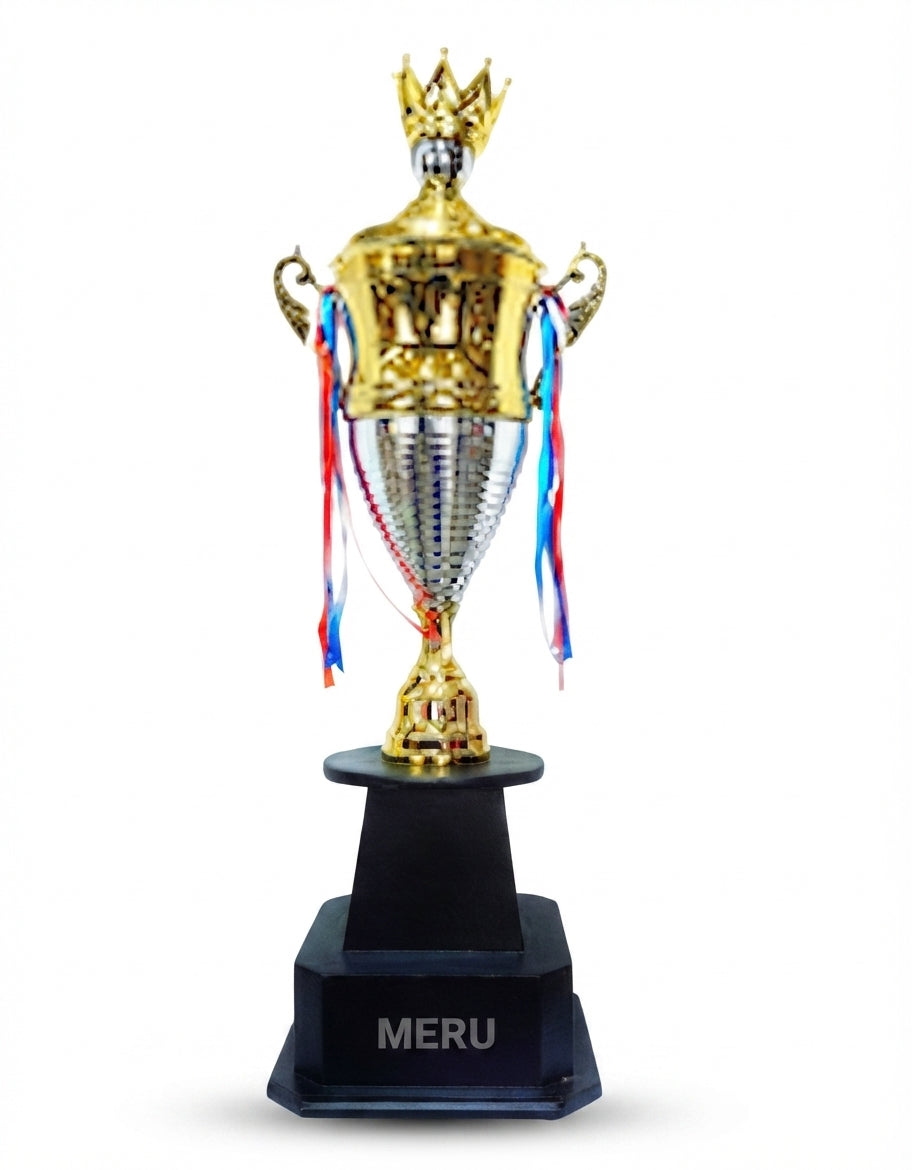 Elegant Cup Trophy for Sports and Corporate Awards 2079 - Meru Trophy