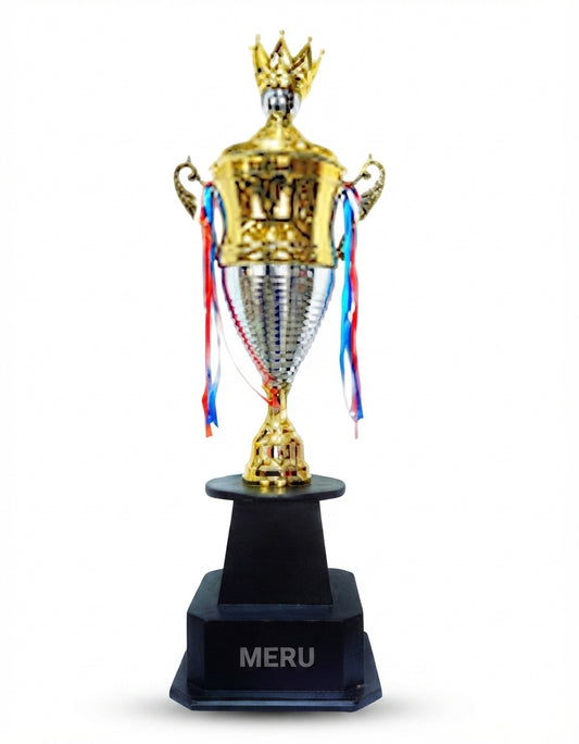 Elegant Cup Trophy for Sports and Corporate Awards 2079 - Meru Trophy