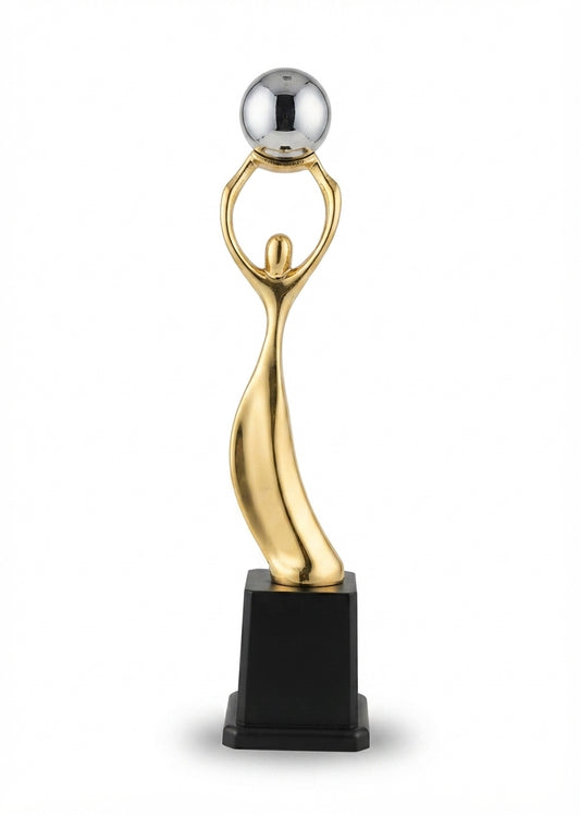Achievement Award Trophy 1002 - Premium Recognition Award - Meru Trophy
