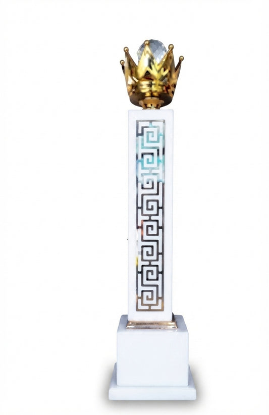 Premium Acrylic Trophy Golden Globe Award CP 43 - Corporate Recognition Award - Meru Trophy