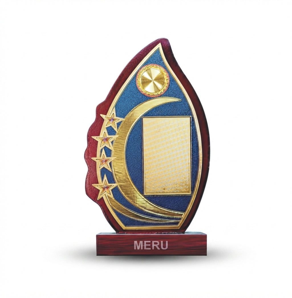 Custom Wooden Trophy Award Memento 4063-2 - Meru Trophy