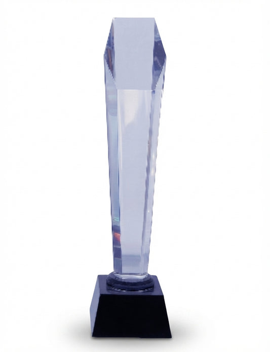 Crystal Trophy Award - Corporate Trophy CST-14 - Meru Trophy