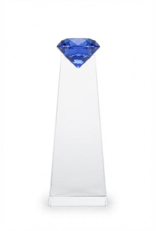 Crystal Award Trophy - Corporate Recognition and Award Trophy Design CST-120 - Meru Trophy
