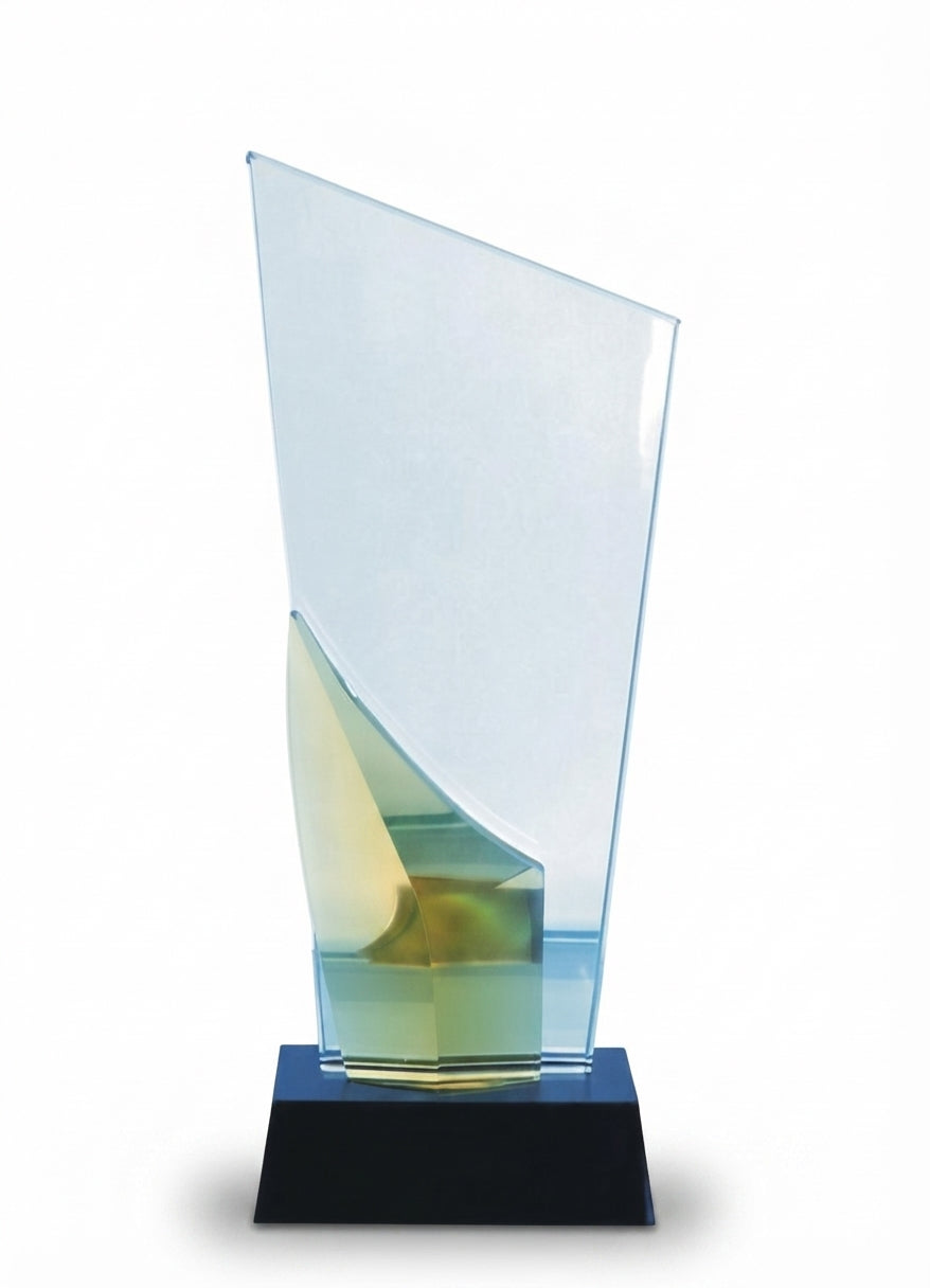 Crystal Trophy Recognition Award CST-48 - Meru Trophy