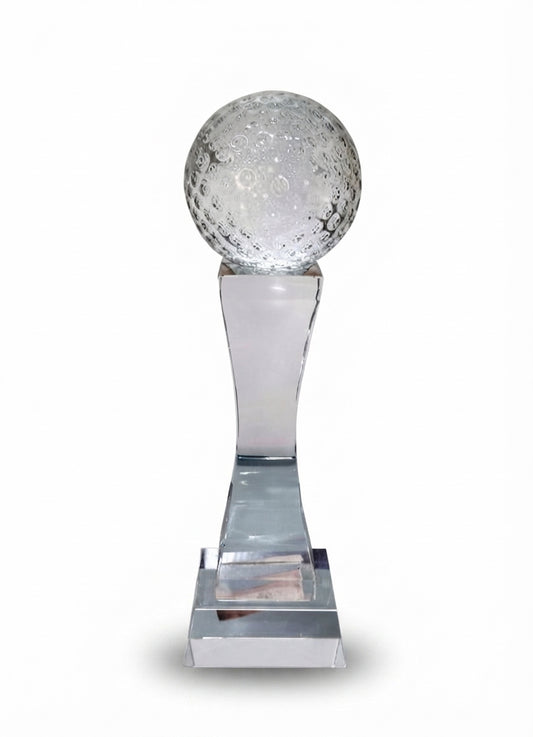 Crystal Golf Ball Trophy CST-110 - Meru Trophy