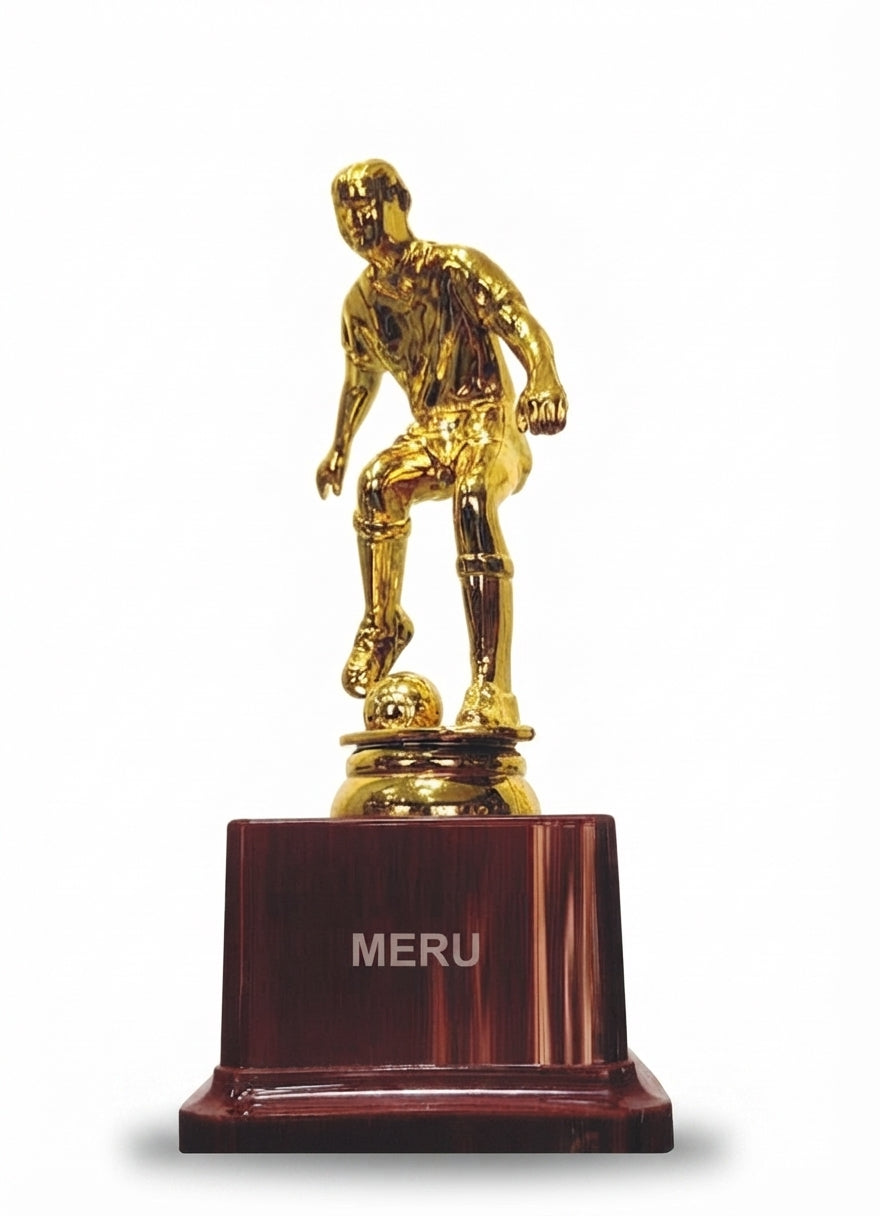 Gold Soccer Trophy Award 113 - Meru Trophy