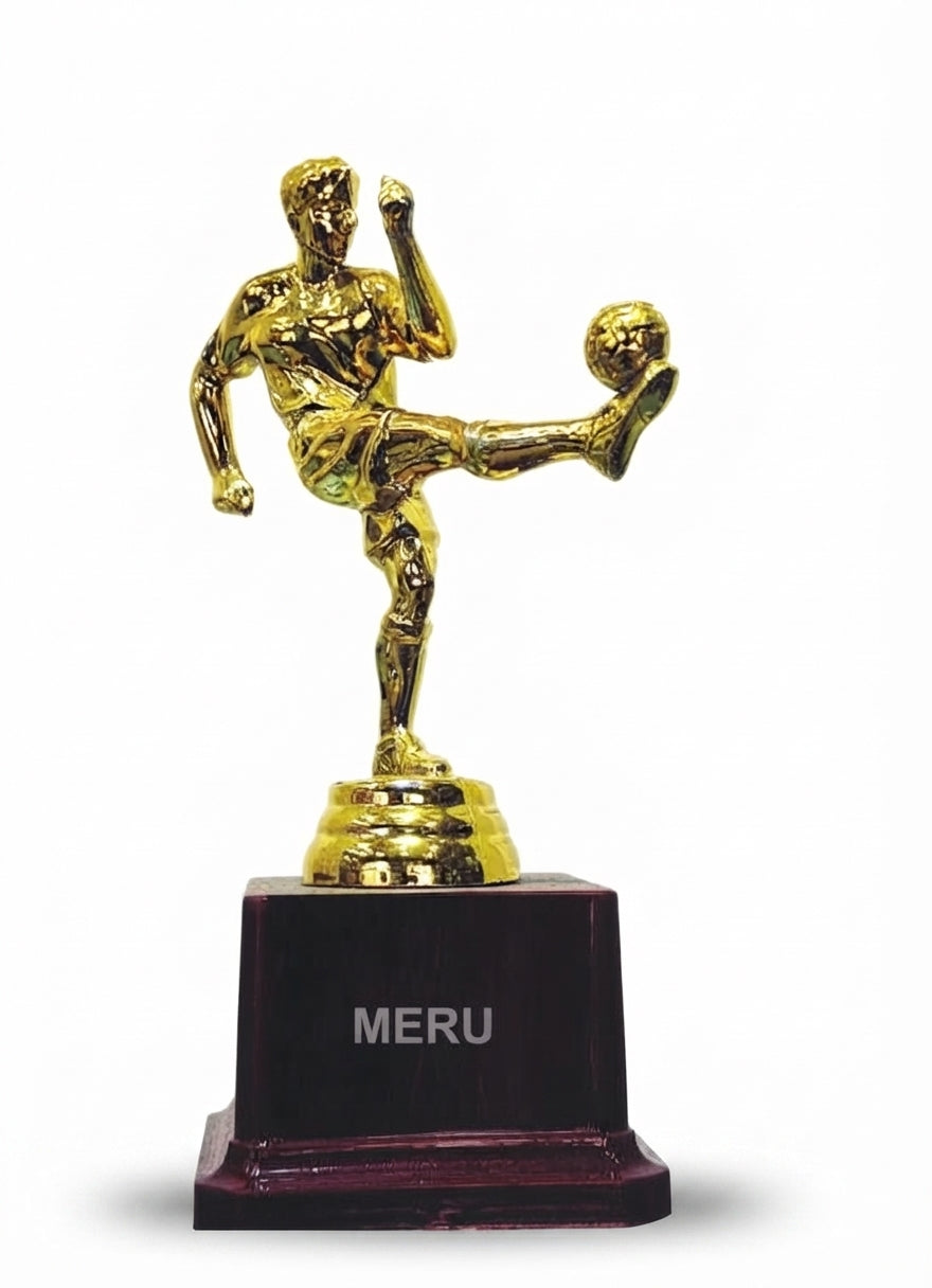 Gold Soccer Sports Trophy for Victory and Recognition  111 - Meru Trophy