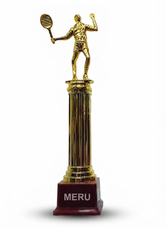 Gold Tennis Sports Trophy Custom Awards PL32 - Meru Trophy
