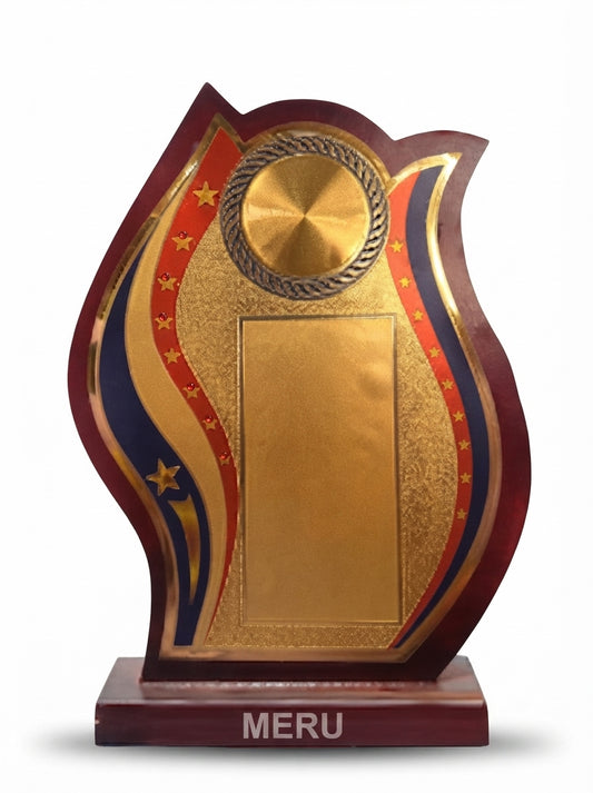 Flame Design Wooden Award Trophy 708 - Meru Trophy
