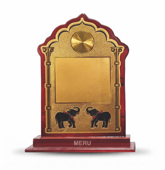 Wooden Elephant Award A Unique Corporate Trophy and Award 561 - Meru Trophy