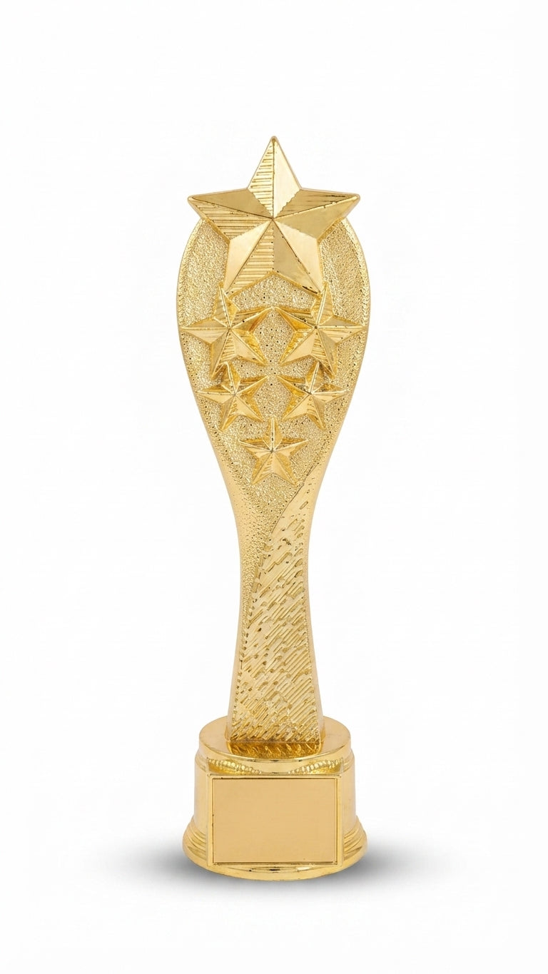 Gold Star Trophy Award - Symbol of Excellence and Recognition AM 4 - Meru Trophy