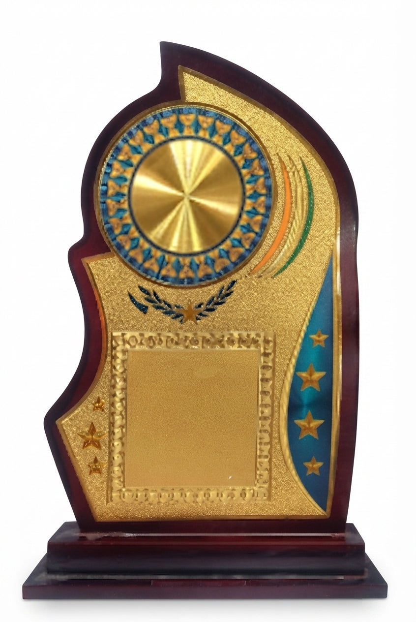 Wooden Award Memento 4080 2 - Custom Wooden Trophies - Meru Trophy