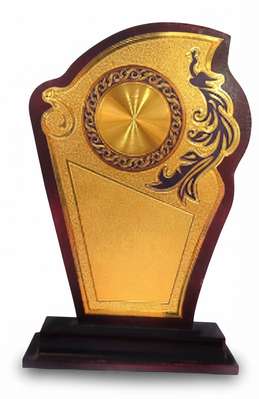 Wooden Trophy - Recognition Award 4079 1 - Meru Trophy