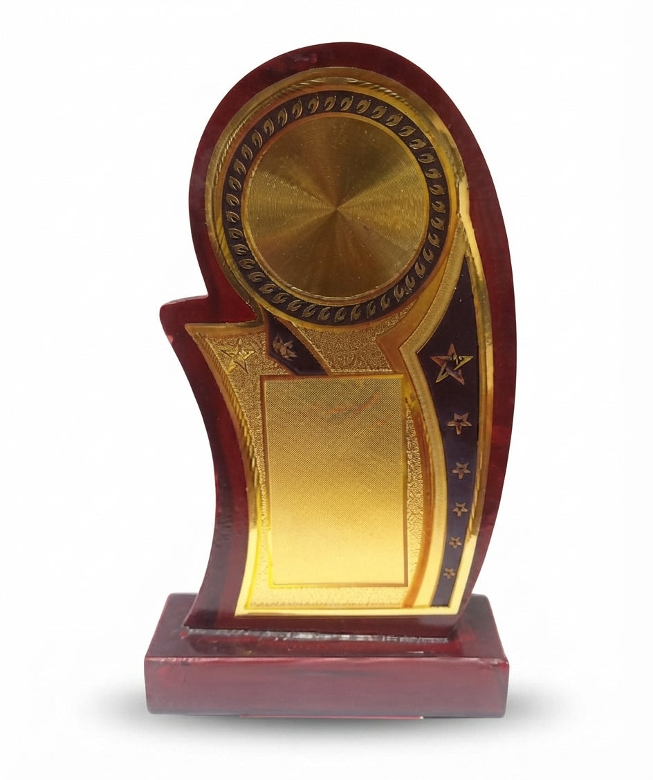 Corporate Wooden Star Award Memento wooden award memento 1743 - Meru Trophy