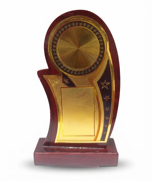 Corporate Wooden Star Award Memento wooden award memento 1743 - Meru Trophy