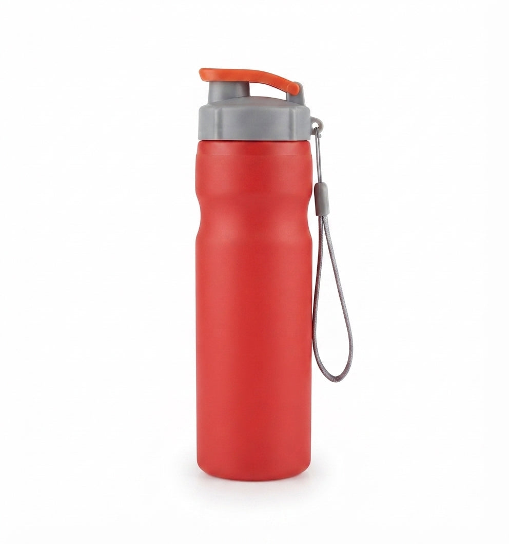 Sports Sipper Bottle with Wrist Strap - Red - Meru Trophy corporate gifting