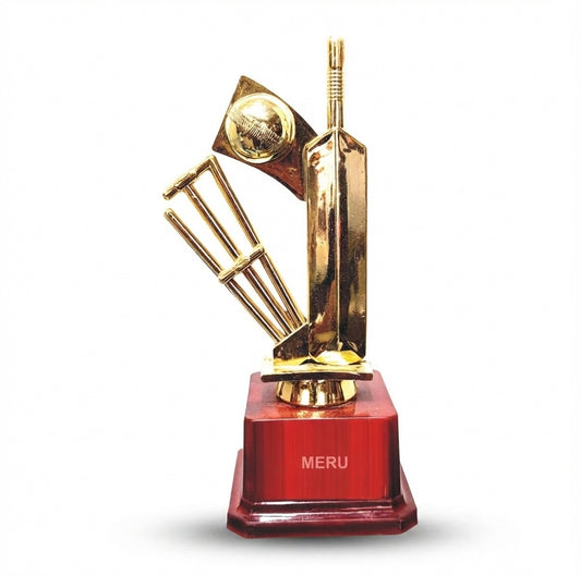 Cricket Trophy Award 2643 - Fiber Trophies Online - Meru Trophy