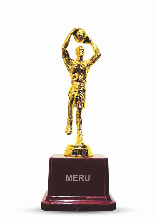 Gold Basketball Trophy Custom Award 115 - Meru Trophy