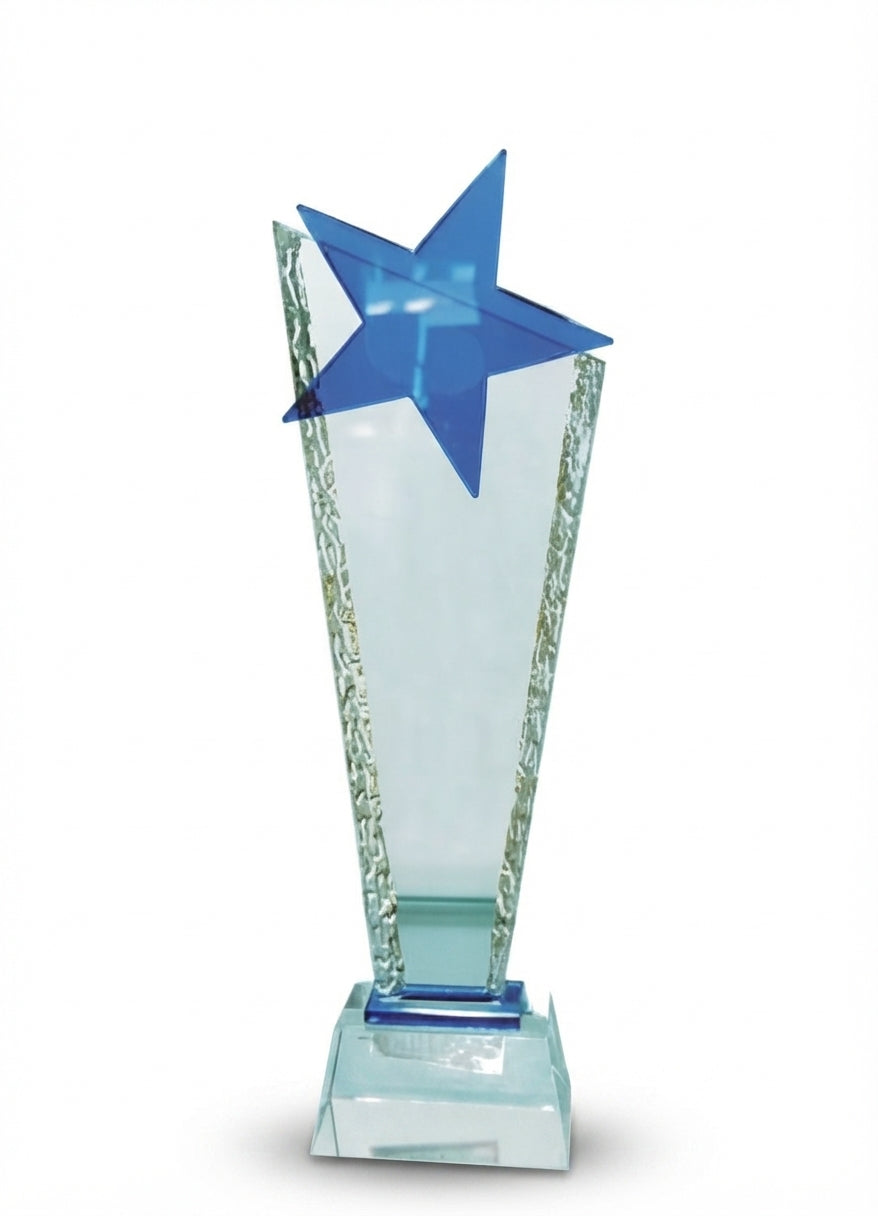 Crystal Star Award Trophy CST 5 - Meru Trophy