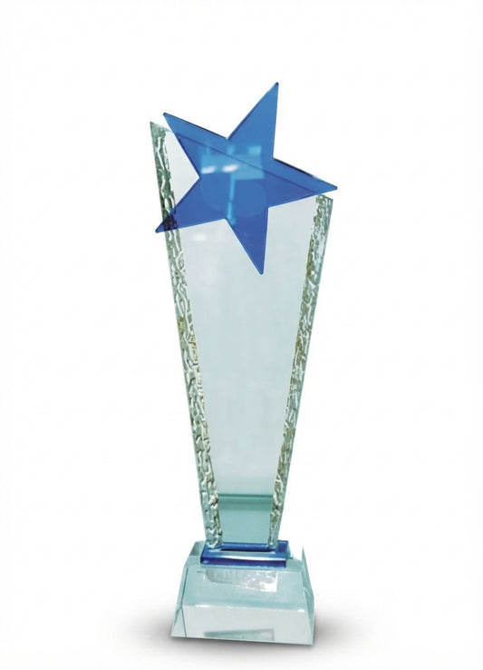 Crystal Star Award Trophy CST 5 - Meru Trophy