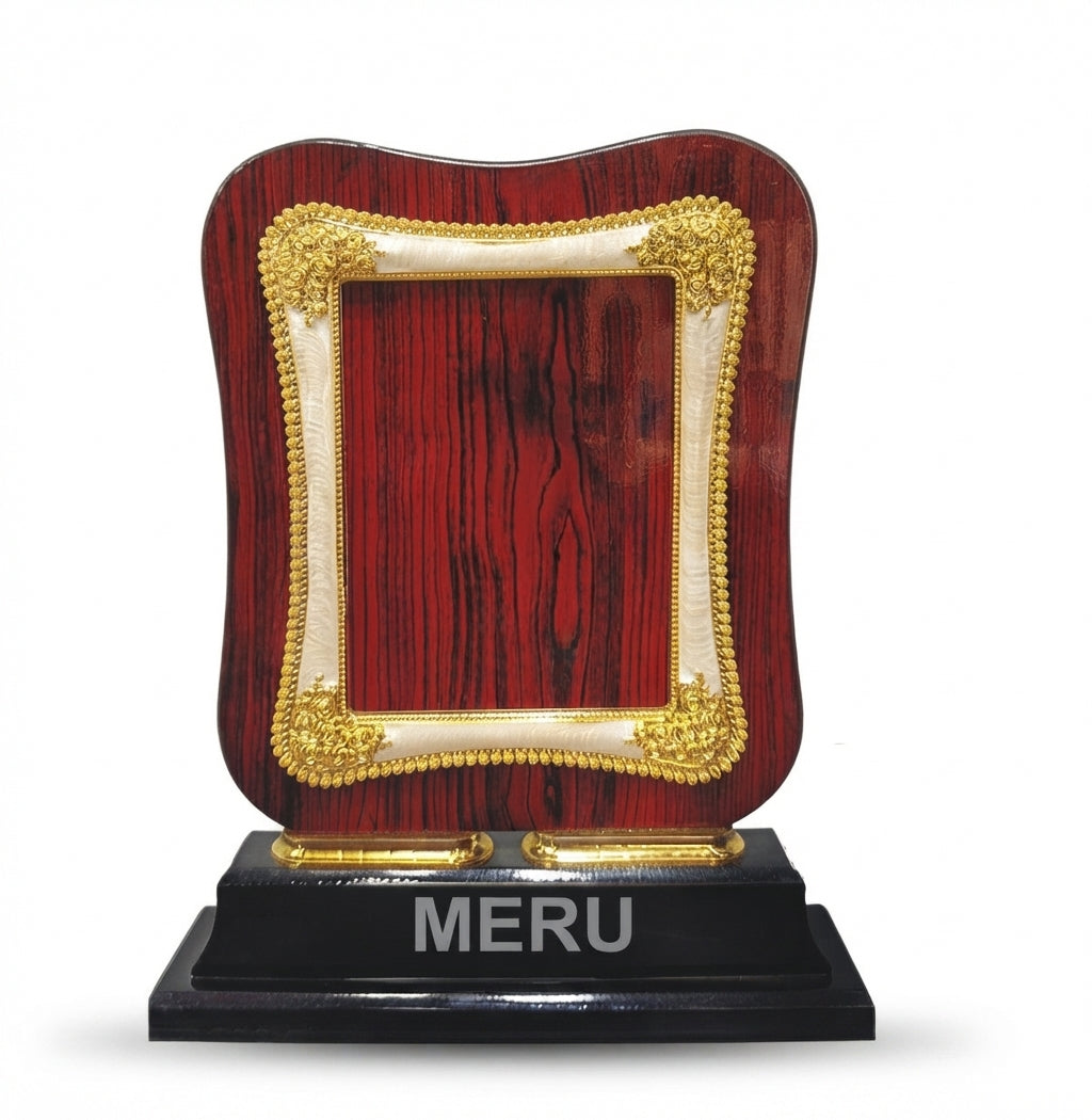 Wooden Memento Award Plaque - Custom Recognition Awards CP44 - Meru Trophy