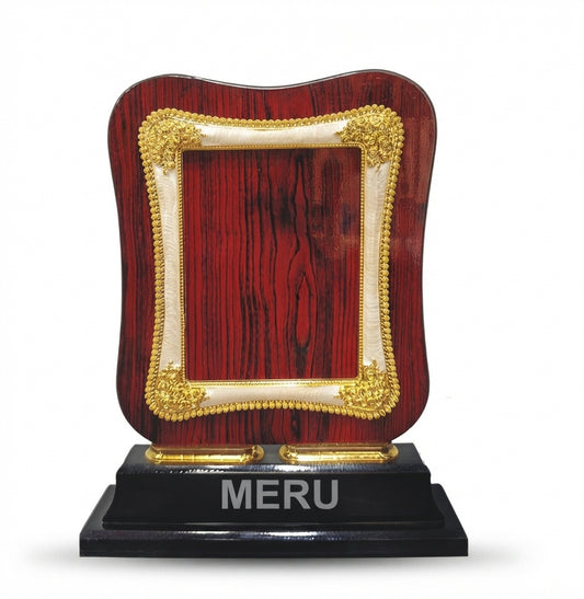 Wooden Memento Award Plaque - Custom Recognition Awards CP44 - Meru Trophy