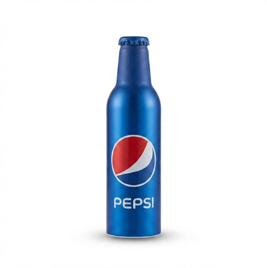 Aluminum Beverage-Style Bottle - Blue - Meru Trophy corporate gifting