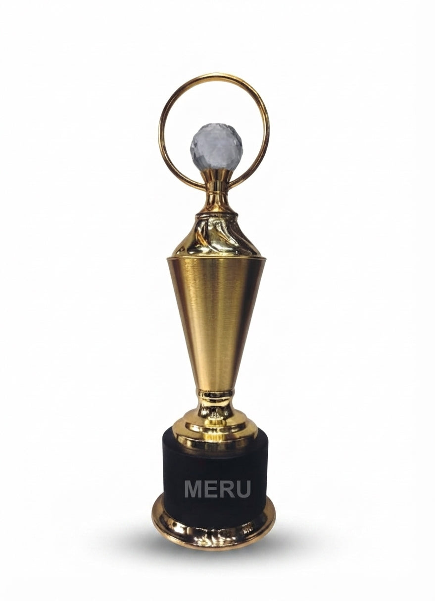 Premium Gold Crystal Award Trophy 4160 - Meru Trophy