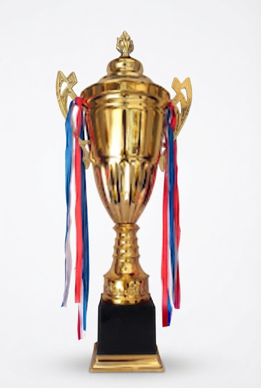 Gold Trophy Cup Award mc18 - Premium Metal Sports Trophies - Meru Trophy