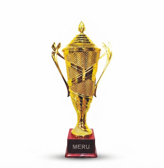Gold Fibre Trophy Cup 375 - Meru Trophy