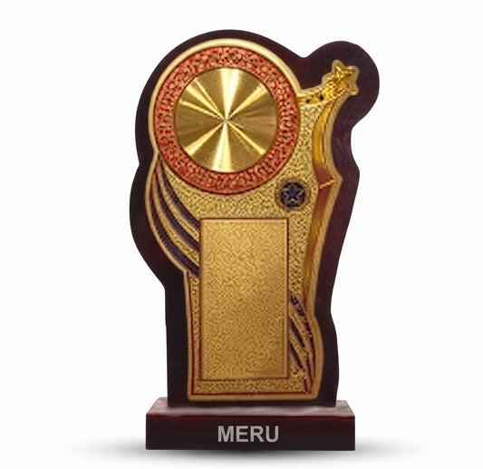 Wooden Recognition Award Trophy 519 - Meru Trophy