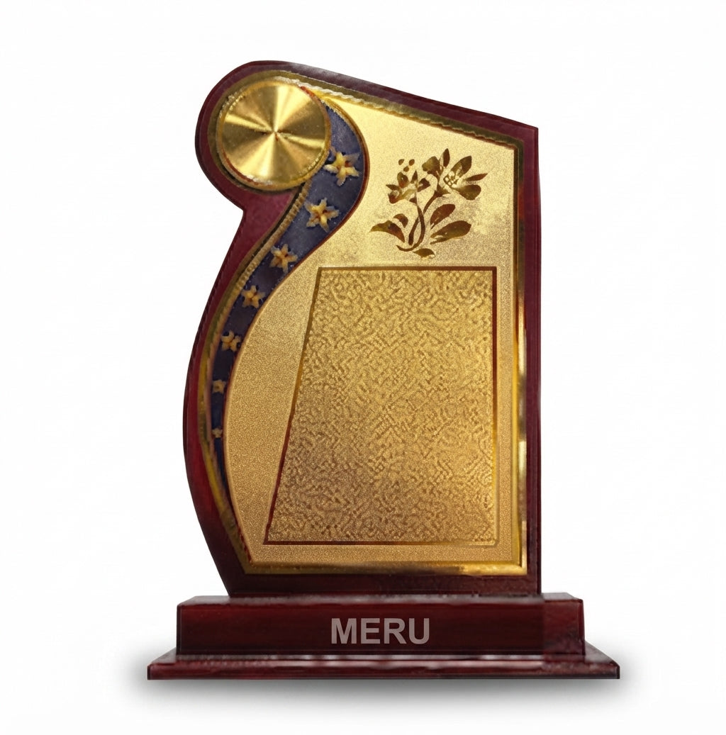 Wooden Memento Trophy Recognition Award 3036 - Meru Trophy