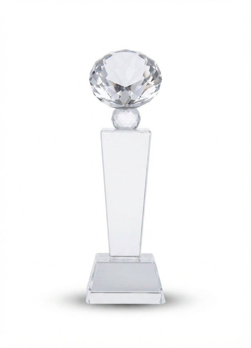 Crystal Trophy for Recognition Awards CST-40 - Meru Trophy