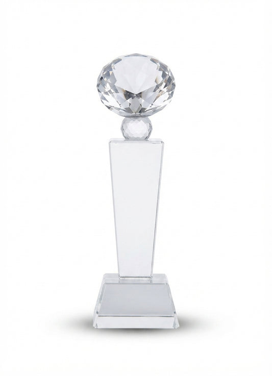 Crystal Trophy for Recognition Awards CST-40 - Meru Trophy