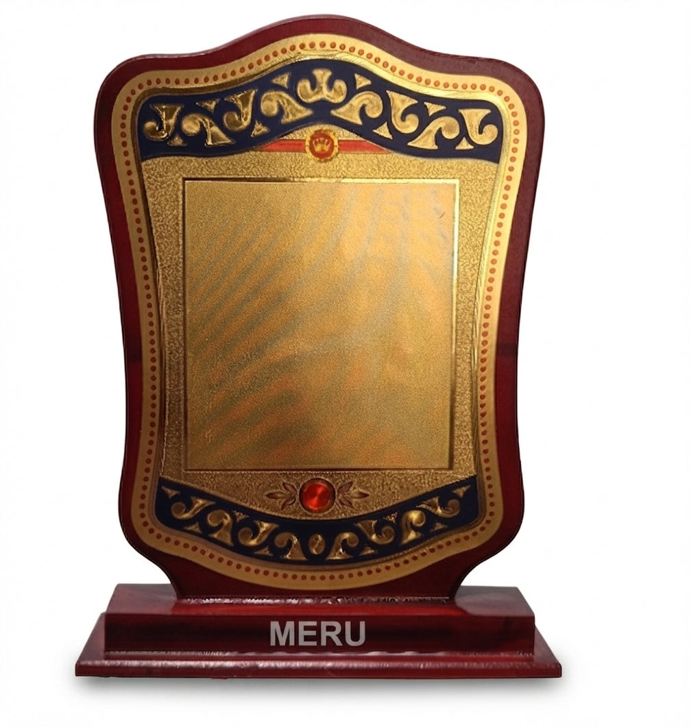 Elegant Wooden Memento Award - Custom Wooden Trophies 724 - Meru Trophy