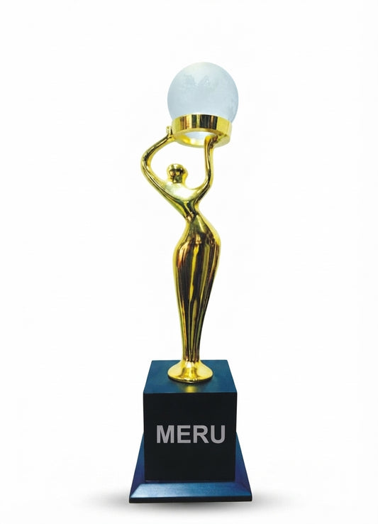 Gold Achievement Globe Trophy 649 - Meru Trophy