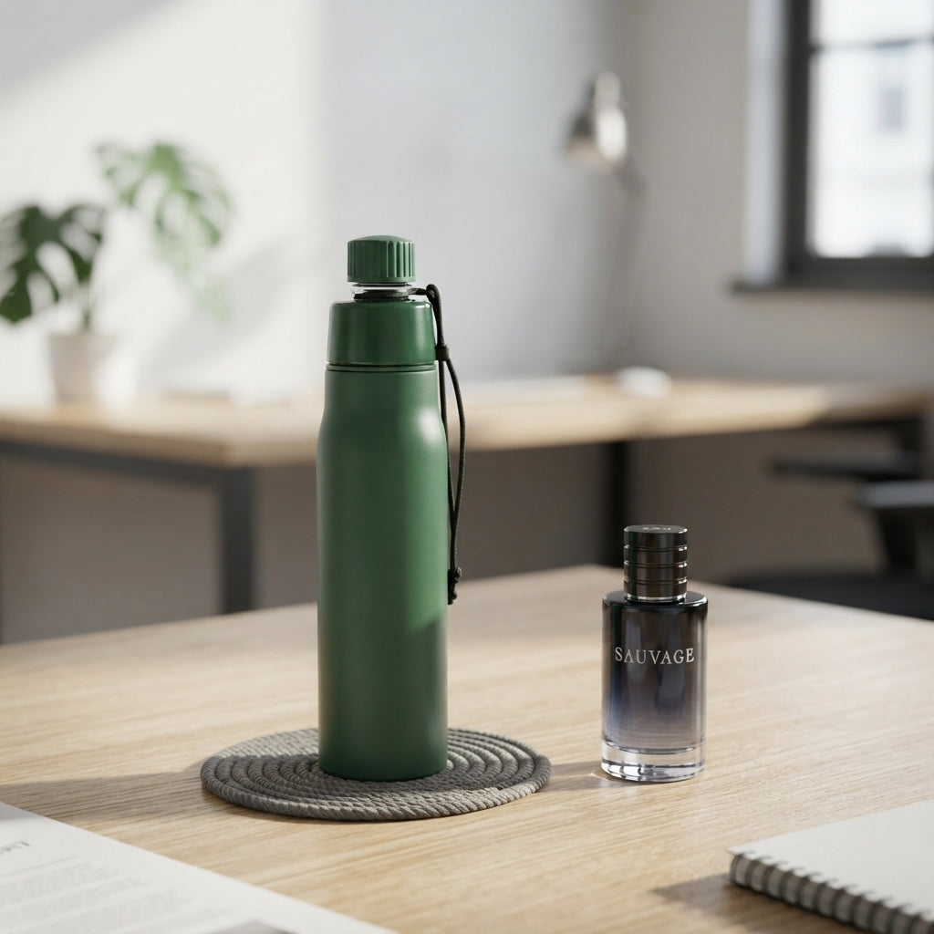 Tall Slim Bottle - lifestyle - Meru Trophy corporate gifting