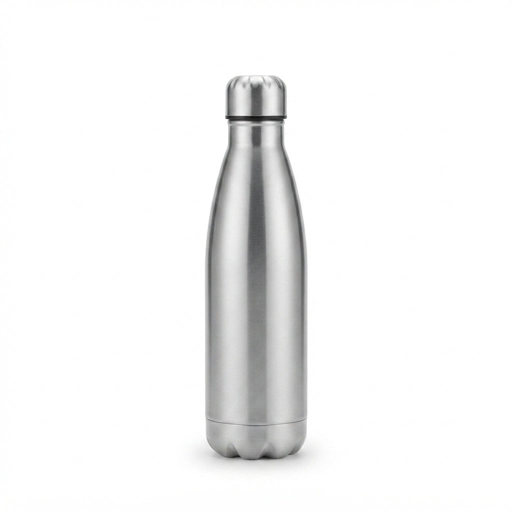 Cola-Shaped Vacuum Bottle - Silver - Meru Trophy corporate gifting