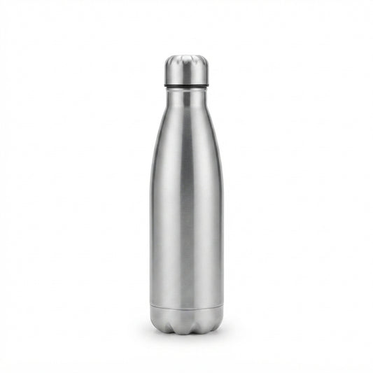 Cola-Shaped Vacuum Bottle - Silver - Meru Trophy corporate gifting