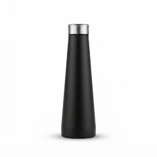 Cone-Shaped Tower Bottle - Black - Meru Trophy corporate gifting